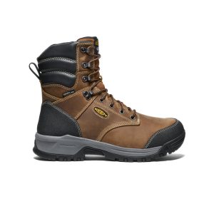 Men's Evanston 8" Insulated Waterproof Boot (Soft Toe)  |  Bison/Black