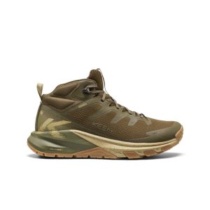 Men's Targhee Apex Wide Waterproof Hiking Boot  |  Dark Olive/Khaki