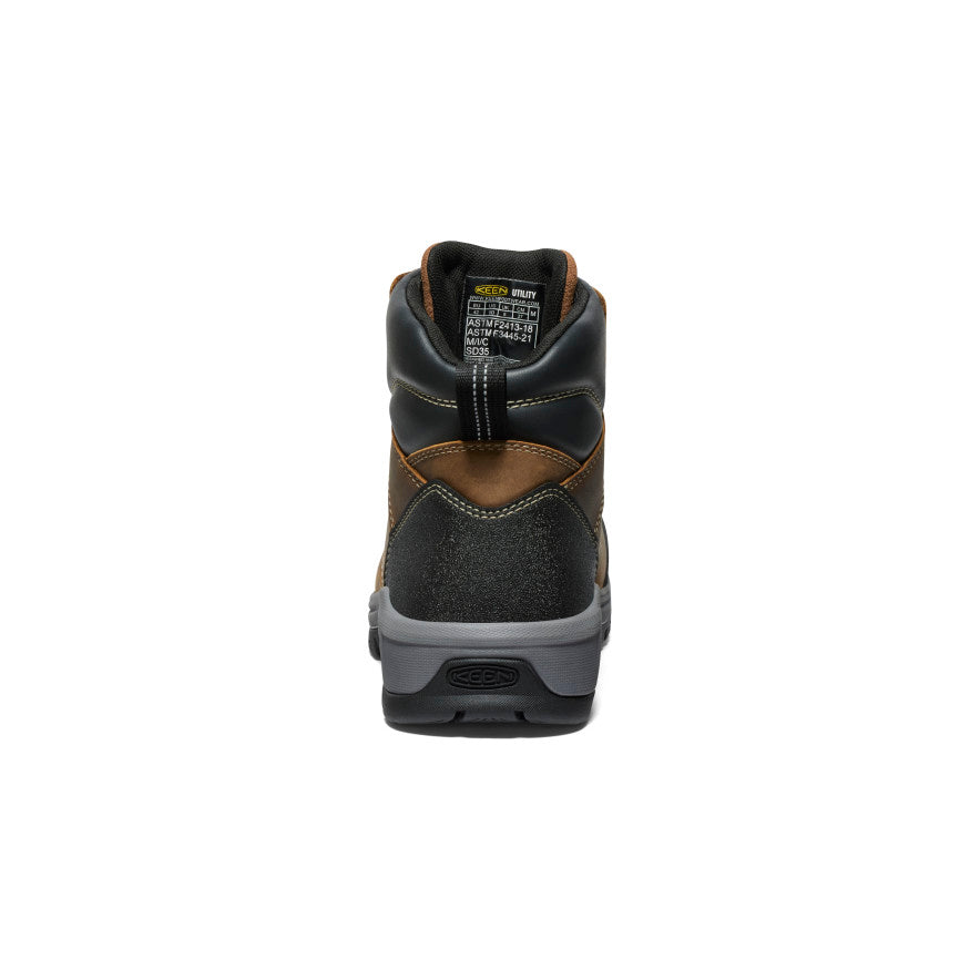 Men's Evanston 6" ESD Boot (Carbon Toe) | Bison/Black - Image 5