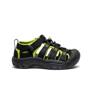 Little Kids' Newport H2  |  Black/Lime Green