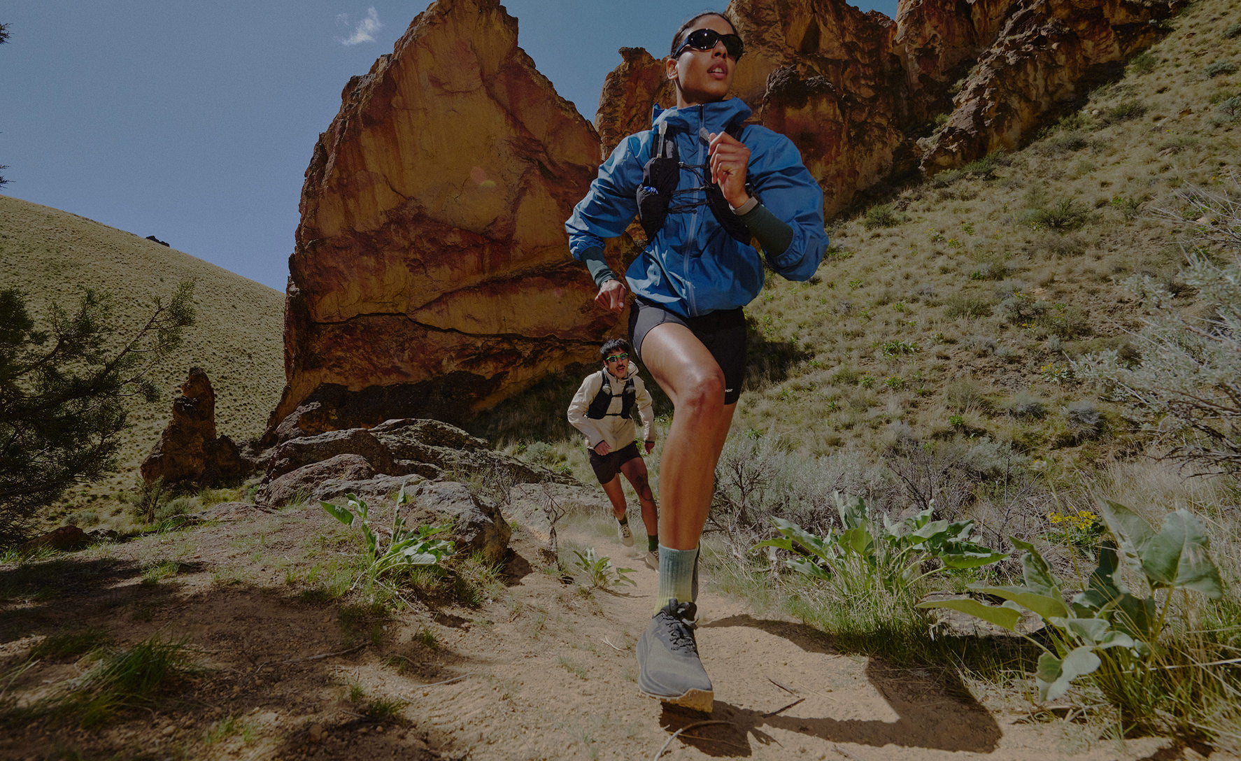 Women's Roam Trail Running Shoe | Magnet/Ballad Blue - Image 7