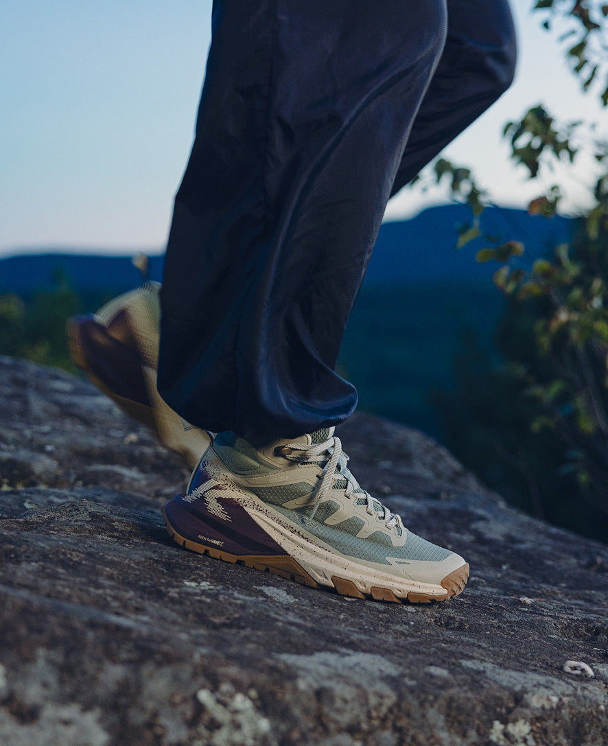 Women's Targhee Apex Waterproof Hiking Boot | Vapor/Ballad Blue - Image 8