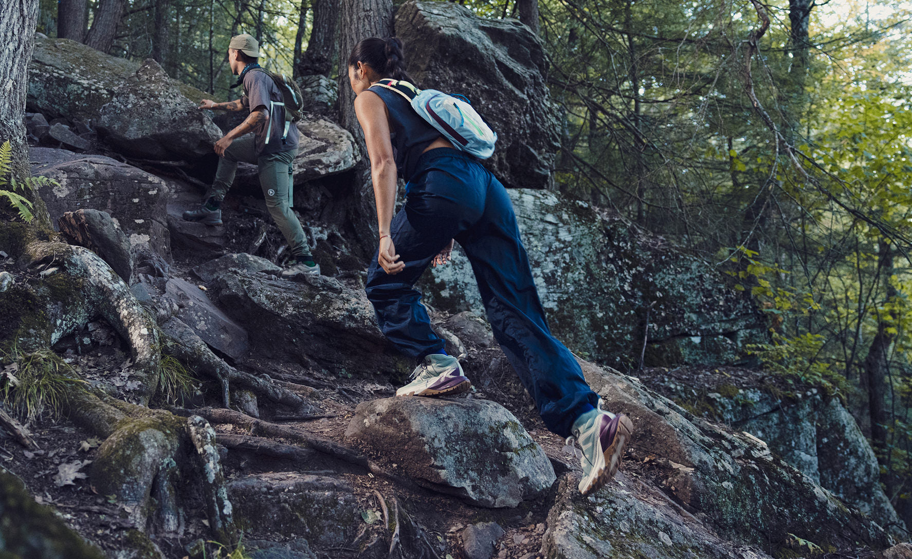 Women's Targhee Apex Waterproof Hiking Boot | Vapor/Ballad Blue - Image 7